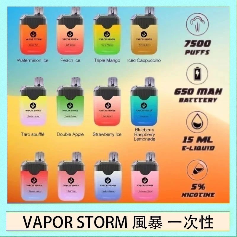 Vapor Storm風暴 Vapor Storm風暴電子煙7500口(5%)一次性